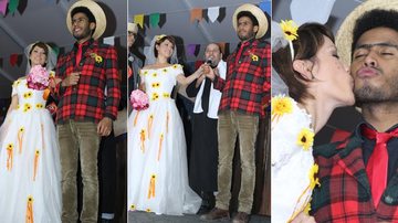 Geovanna Tominaga e Ícaro Silva se casam em 'arraiá' - Raphael Mesquita / Photo Rio News