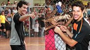 Thiago Martins e José Loreto: atores de 'Avenida Brasil' jogam futebol na Virada Esportiva em São Paulo - Orlando Oliveira/ AgNews