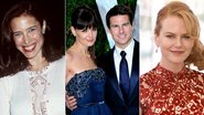 Mimi Rogers, Katie Holmes com Tom Cruise e Nicole Kidman - Getty Images