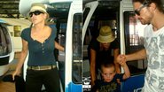 Sharon Stone curte férias em Camboriú com o filho Quinn e o namorado Martin Mica - Divulgação