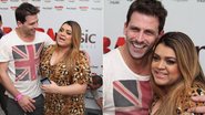 De bigodinho, Henri Castelli encontra com Preta Gil em show no Rio - Anderson Borde / AgNews
