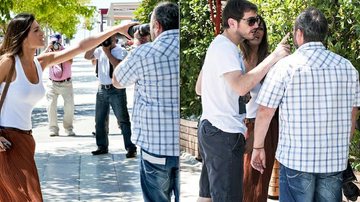 Iker Casillas e Sara Carbonero discutem com paparazzo na Espanha - Grosby Group