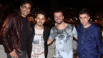Luciano Szafir prestigia show da banda Dexterz, de Júnior Lima - Marcello Sá Barreto/ Photo Rio News
