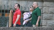 Grazi Massafera levou a pequena Sofia, sua primogênita com Cauã Reymond, para um dia de trabalho no Parque da Lage, no Rio - André Freitas e Delson Silva/AgNews
