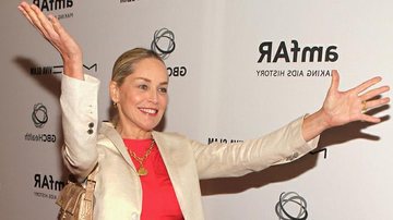 Sharon Stone prestigia evento pela luta contra a AIDS - Getty Images