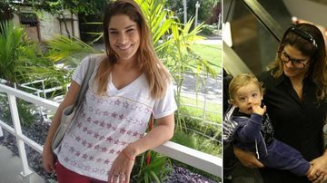 Priscila Fantin e o filho, Romeo - Divulgação/ Rede Globo e Photo Rio News