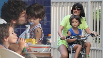 Daniel de Oliveira e Vanessa Giácomo curtem sábado com os filhos - Dilson Silva / AgNews