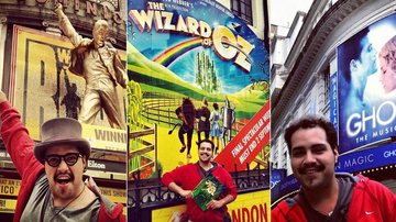 Tiago Abravanel faz maratona de musicais em Londres, Inglaterra - Reprodução / Instagram