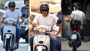 George Clooney passeia de scooter com amigos pela Itália - Splash News splashnews.com