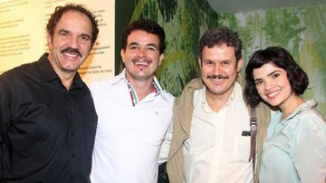 Humberto Martins, Anderson di Rizzi, Edmilson Barros e Vanessa Giácomo em exposição sobre Jorge Amado - Onofre Veras / AgNews