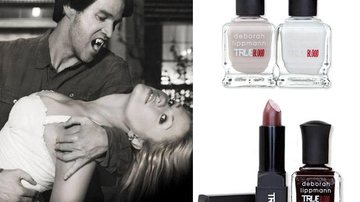Esmaltes e maquiagem da linha "True Blood", da marca Deborah Lippman - Divulgação