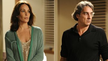 Alexia (Carolina Ferraz) e Cadinho (Alexandre Borges) - TV Globo
