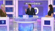 Marimoon e Titi Muller brincam com Silvio Santos - Divulgação/ SBT
