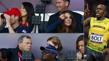 Príncipe William e Kate Middleton acompanham o bi de Usain Bolt nos 100 metros rasos - Reuters