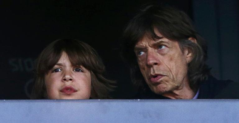 Lucas e Mick Jagger - Reuters