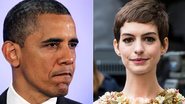 Barack Obama e Anne Hathaway - Getty Images