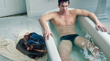 Michael Phelps na banheira: foto não oficial da campanha já circula na internet - Reprodução