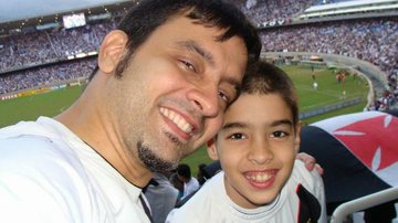 Matheus Costa e seu pai, Alex - Arquivo Pessoal