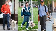 Bradley Cooper e sua cachorrinha, Charlotte - Splash News/Bang