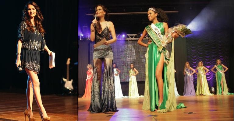 Priscila Machado e a Miss Mato Grosso do Sul, Karen Recalde - Divulgação