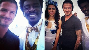 Seu Jorge, Marisa Monte e David Beckham - Reprodução / Instagram