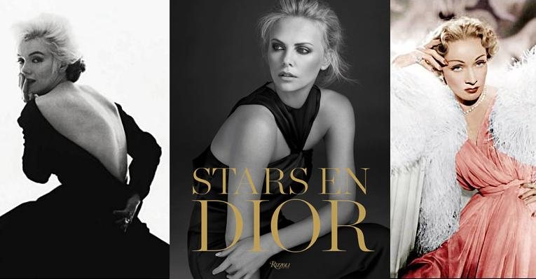 Marilyn Monroe, Charlize Theron e Marlene Dietrich: algumas das divas da Dior - Foto-Montagem/Divulgação Dior