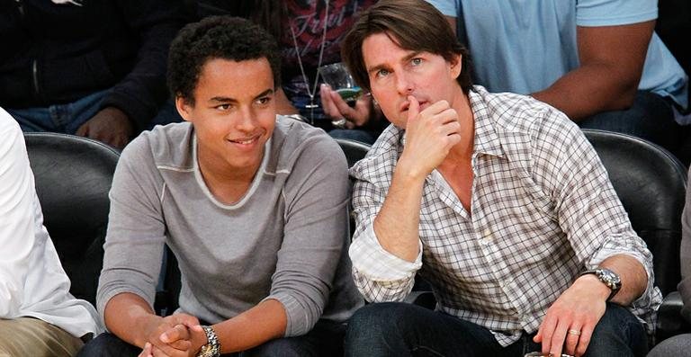 Tom Cruise com o filho Connor - Getty Images
