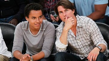 Tom Cruise com o filho Connor - Getty Images