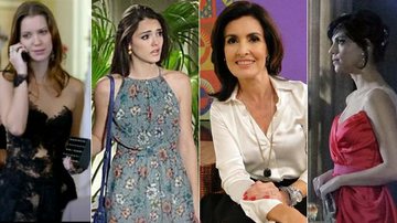 Débora (Nathalia Dill), Cida (Isabelle Drummond), Fátima Bernardes e Miriam (Letícia Persiles) - Reprodução / TV Globo