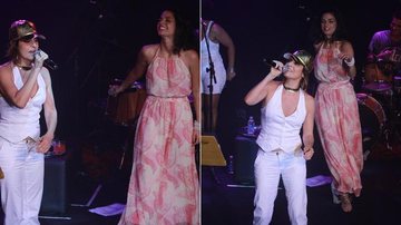 Fernanda Abreu divide o palco com Emanuelle Araújo no Rio - Thyago Andrade / Photo Rio News