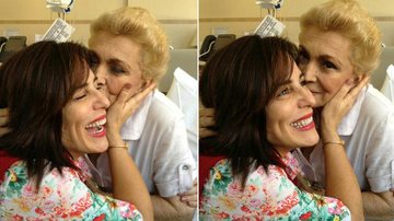 Gloria Pires visita Hebe no hospital - Reprodução/Twitter