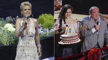 Xuxa, Renato Aragão e Lívian Aragão - Fotomontagem