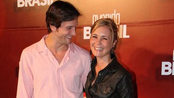 Vladimir Brichta com a esposa Adriana Esteves - AgNews