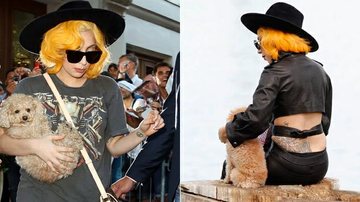 Lady Gaga e seu cãozinho na Áustria - Grosby Group
