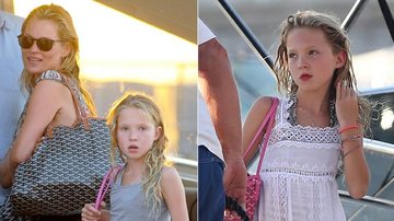 Kate Moss e filha, Lila Grace, aproveitam férias em St. Tropez - Grosby Group