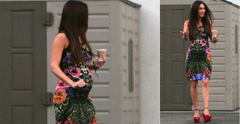 Megan Fox exibe barriguinha de gestação - Grosby Group