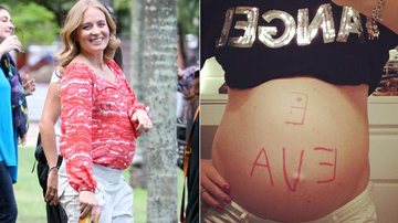 Angélica mostra o barrigão da gravidez de Eva - Gil Rodrigues / Foto Rio News; Reprodução / Instagram