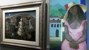 Obras de Portinari e Di Cavalcanti no Salão de Arte de São Paulo, que acontece no Clube A Hebraica - Ana Paula de Andrade