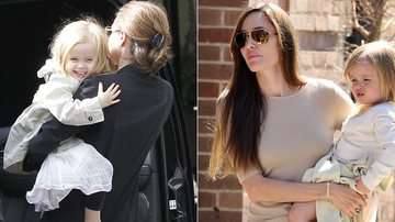 Angelina Jolie com sua caçula Vivienne - The Grosby Group/Splash News