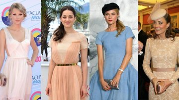 Taylor Swift, Marion Cotillard, Diane Kruger e Kate Middleton: adeptas das "candy colors" - Foto-Montagem/Getty Images