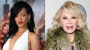 Rihanna e Joan Rivers - Getty Images