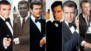 De Sean Connery a Daniel Craig: reveja os atores que já emprestaram o seu talento para fazer o agente 007 no cinema - Fotomontagem