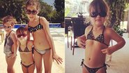 Rafaella Justus curte dia de piscina com as filhas de Rodrigo Faro - Reprodução / Instagram