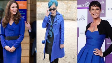 Kate Middleton, Katy Perry e Xuxa se renderam ao azul profundo - foto-montagem