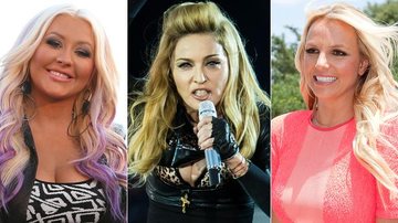 Christina Aguilera, Madonna e Britney Spears - Getty Images