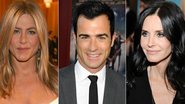Jennifer Aniston, Justin Theroux e Courtney Cox - Getty Images