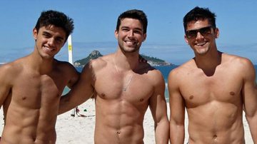 Felipe Fimas, Bernardo Velasco e Bruno Gissoni - Divulgação/ Globo