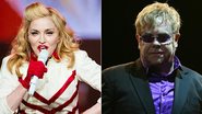 Madonna e Elton John - Getty Images