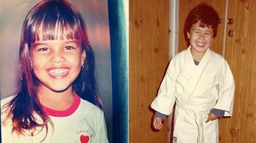 Mariana Rios e Sergio Marone quando eram crianças - Reprodução / Twitter