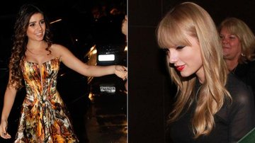 Paula Fernandes e Taylor Swift jantam juntas no Rio - Delson Silva / AgNews